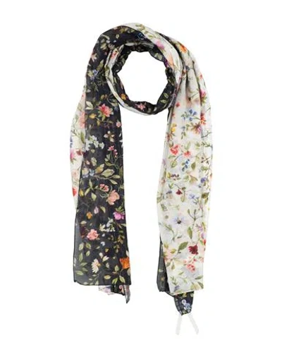 High Use Delicate Woman Scarf White Size - Cotton, Silk