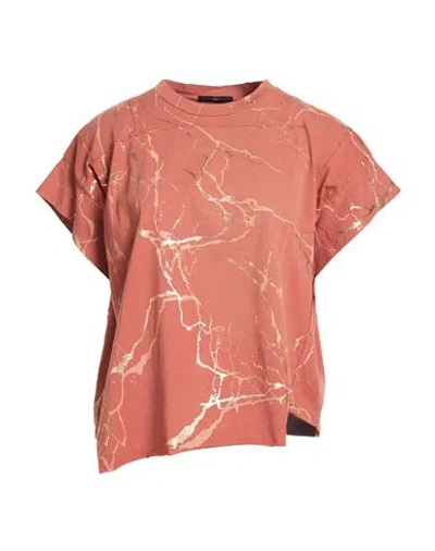 High Use Wander Woman T-shirt Antique Rose Size L Cotton In Pink