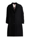 High Use Woman Coat Black Size 10 Virgin Wool, Nylon