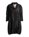 High Use Woman Coat Charcoal Size 10 Cotton, Polyester, Acrylic, Alpaca Wool, Virgin Wool