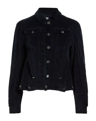 High Use Woman Jacket Midnight Blue Size 10 Cotton, Modal, Elastane