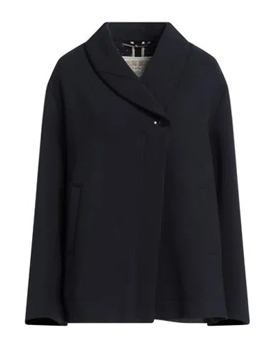 High Use Woman Jacket Navy Size 10 Polyester, Virgin Wool, Elastane
