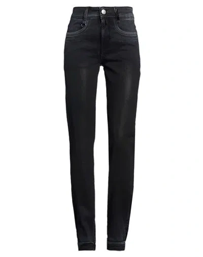 High Use Woman Jeans Black Size 12 Cotton, Modal, Elastane