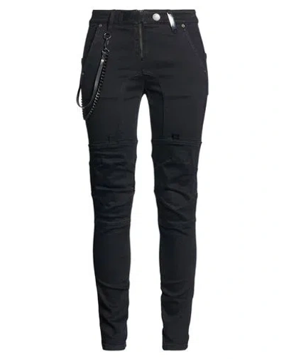 High Use Woman Jeans Black Size 12 Cotton, Modal, Elastane