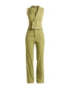 High Use Woman Jumpsuit Sage Green Size 12 Hemp, Rayon, Elastane