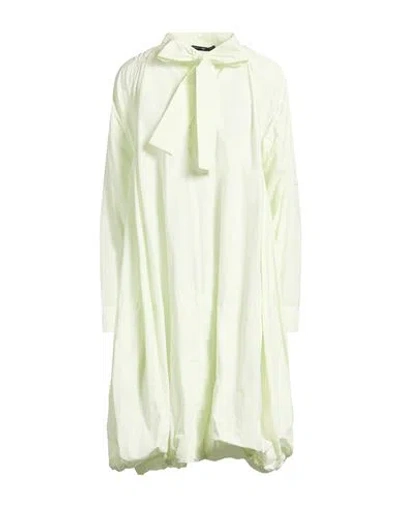 High Use Woman Midi Dress Light Green Size 10 Cotton