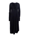 High Use Woman Midi Dress Midnight Blue Size L Wool