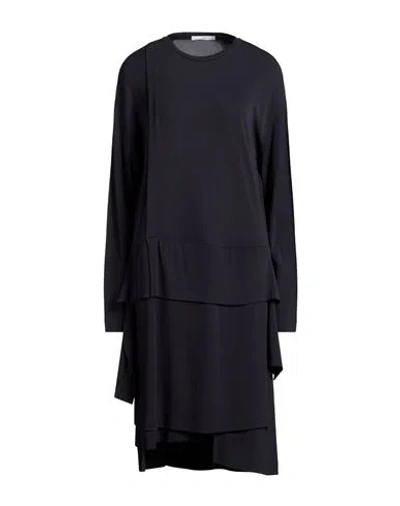 High Use Woman Midi Dress Midnight Blue Size M Rayon, Elastane