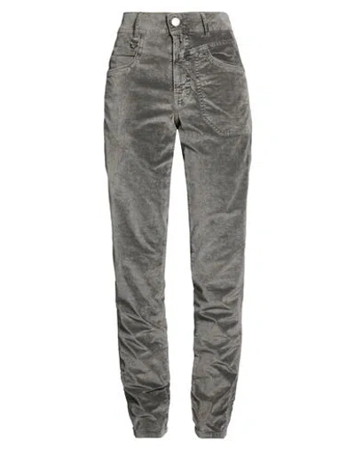 High Use Woman Pants Charcoal Size 14 Cotton, Modal, Elastane In Gray