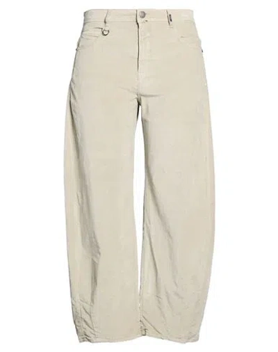 High Use Woman Pants Light Grey Size 8 Cotton, Modal, Elastane In Neutral