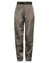 High Use Woman Pants Military Green Size 4 Cotton, Rayon, Elastane In Gray