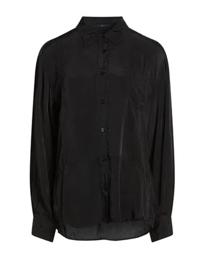 High Use Woman Shirt Black Size 12 Rayon, Cupro