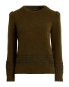 High Use Woman Sweater Military Green Size M Nylon, Wool, Alpaca Wool, Virgin Wool, Acrylic In Green
