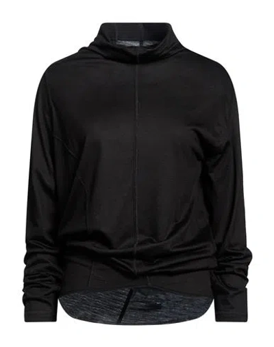 High Use Woman T-shirt Black Size L Wool
