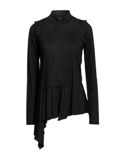 High Use Woman T-shirt Black Size L Wool