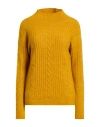 High Use Woman Turtleneck Marigold Size Xs Nylon, Wool, Alpaca Wool, Elastane In Gold