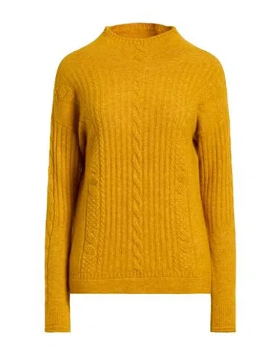 High Use Woman Turtleneck Marigold Size Xs Nylon, Wool, Alpaca Wool, Elastane In Gold