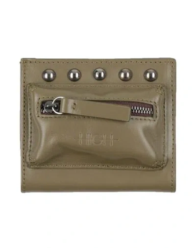 High Use Woman Wallet Khaki Size - Leather In Brown
