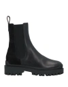 High Woman Ankle Boots Black Size 6 Soft Leather