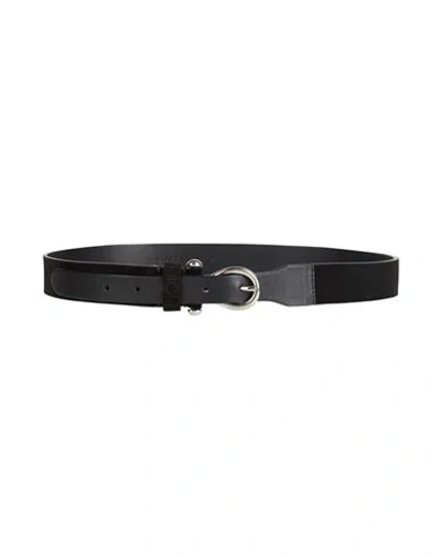 High Woman Belt Black Size 36 Leather