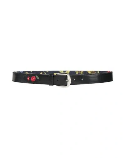 High Woman Belt Black Size 38 Leather