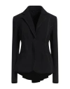 High Woman Blazer Black Size 12 Nylon, Elastane In Black
