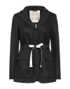 High Woman Blazer Black Size 12 Virgin Wool, Nylon, Elastane In Black