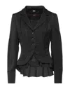 High Suit Jackets In Black
