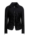 High Woman Blazer Black Size 8 Nylon, Elastane In Black