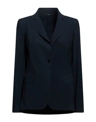 High Woman Blazer Midnight Blue Size 10 Nylon, Elastane