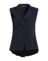 High Woman Blazer Midnight Blue Size 10 Polyester, Elastane In Blue