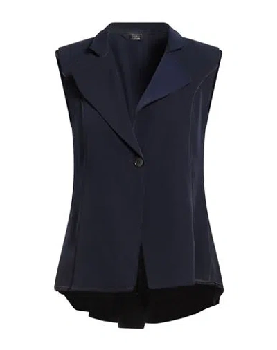 High Woman Blazer Midnight Blue Size 10 Polyester, Elastane