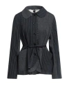 High Woman Blazer Midnight Blue Size 10 Wool, Virgin Wool, Nylon In Blue