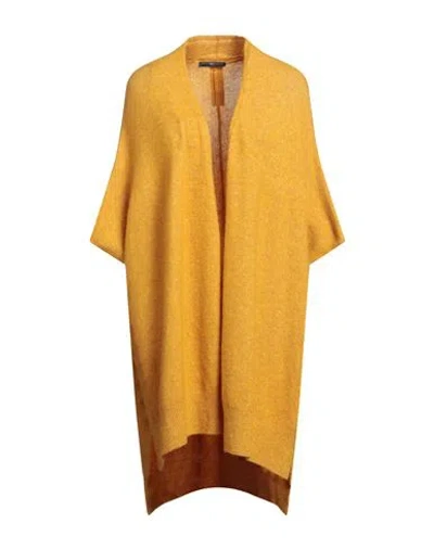 High Woman Cardigan Marigold Size Onesize Nylon, Wool, Alpaca Wool, Elastane In Yellow