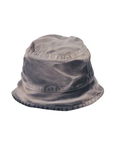 High Woman Hat Charcoal Size L Cotton In Gray