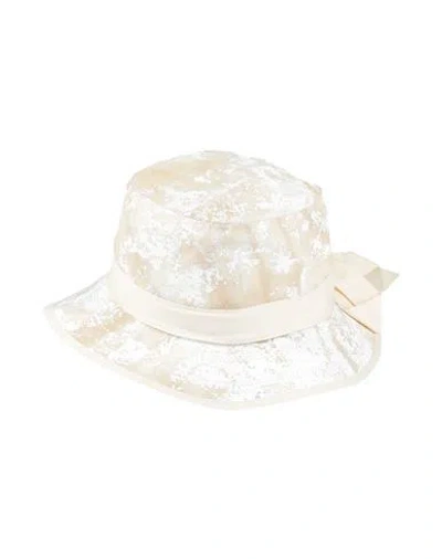 High Woman Hat Cream Size M/l Cotton In White