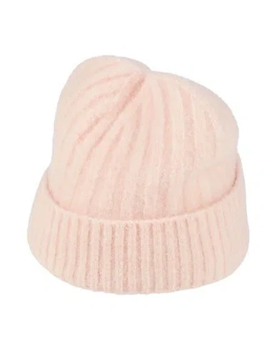 High Woman Hat Light Pink Size Onesize Nylon, Wool, Alpaca Wool, Elastane