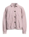 High Woman Jacket Antique Rose Size 12 Cotton, Linen, Elastane, Polyester In Pink