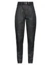 High Woman Jeans Black Size 4 Cotton, Elastomultiester, Elastane In Black