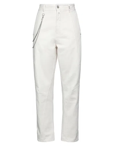 High Jeans In White