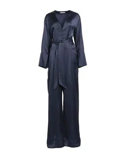 High Woman Jumpsuit Midnight Blue Size 12 Rayon