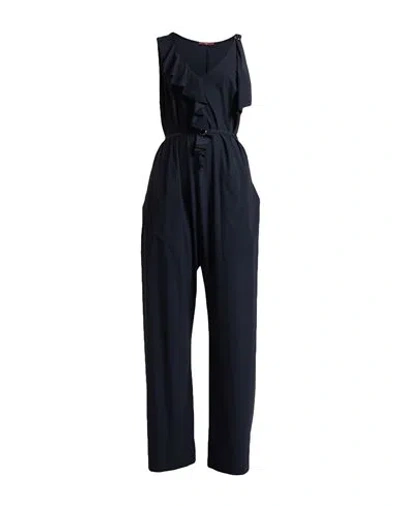 High Woman Jumpsuit Midnight Blue Size 6 Nylon, Elastane In Blue