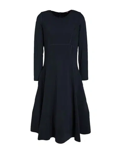 High Woman Midi Dress Black Size 10 Nylon, Elastane