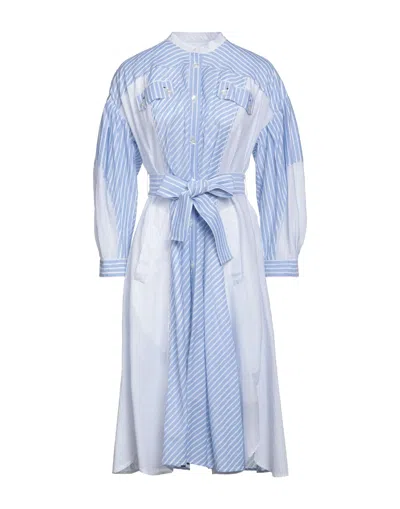 High Midi Dresses In Blue