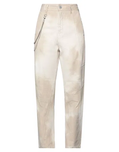 High Pants In Beige