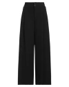 High Woman Pants Black Size 12 Polyester, Elastane