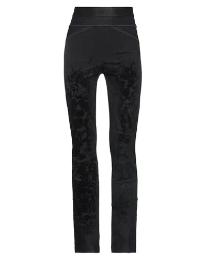 High Woman Pants Black Size 4 Nylon, Elastane