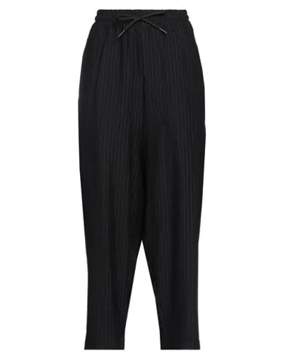 High Woman Pants Black Size 4 Nylon, Elastane, Polyester
