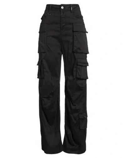 High Woman Pants Black Size 6 Lyocell, Cotton, Elastane