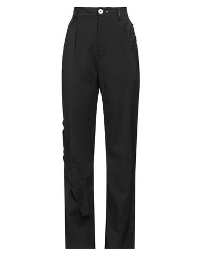 High Woman Pants Black Size 6 Virgin Wool